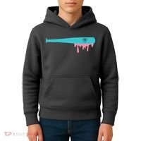 Baseball Bat Sprinkle Drip Kids Hoodie thumb 4