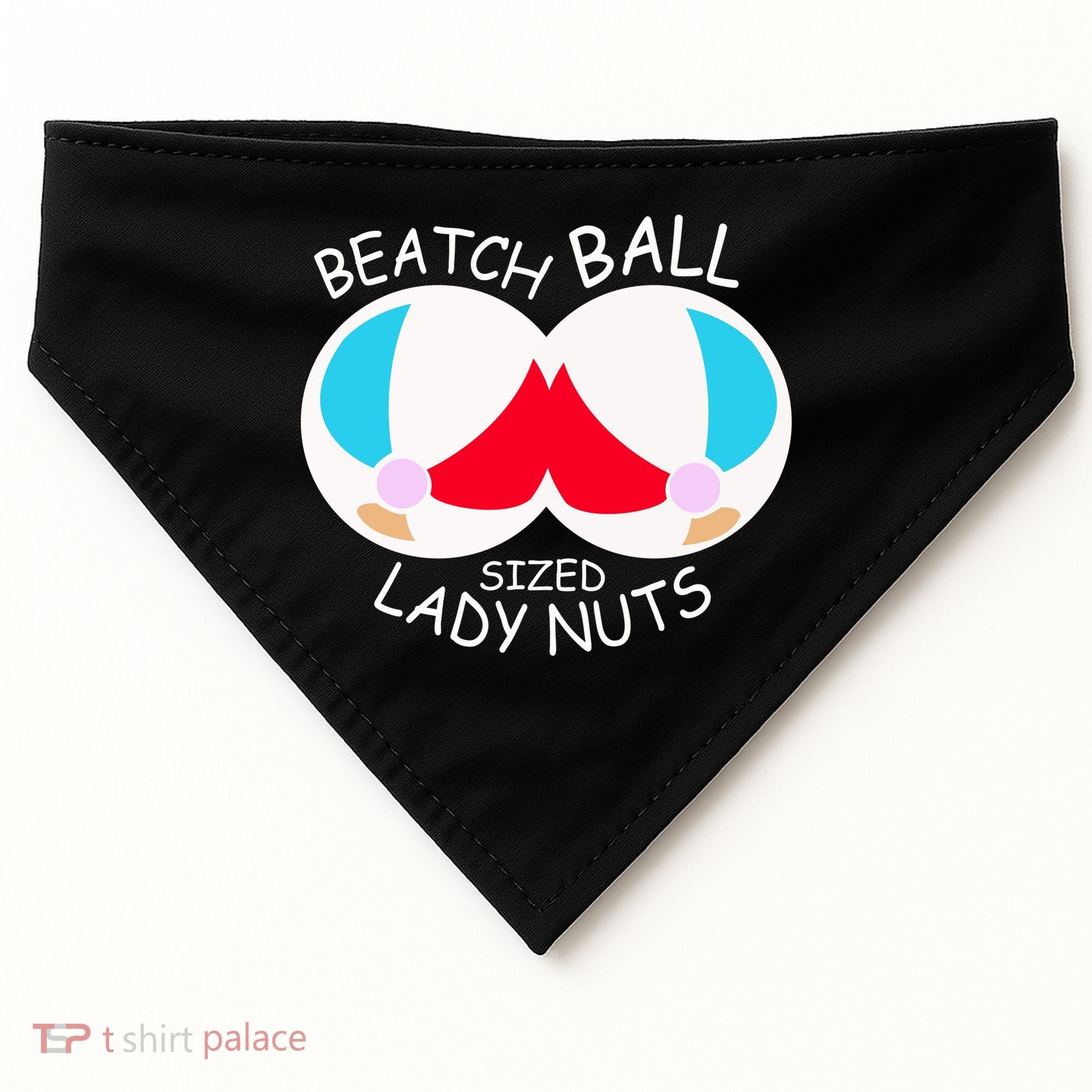 Beach Ball Sized Lady Nuts USA-Made Doggie Bandana