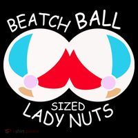 Beach Ball Sized Lady Nuts Ornament thumb 1