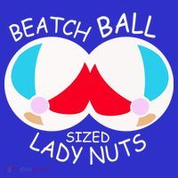 Beach Ball Sized Lady Nuts Women's Tank Top thumb 5
