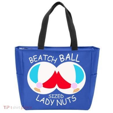 Beach Ball Sized Lady Nuts Tote Bag