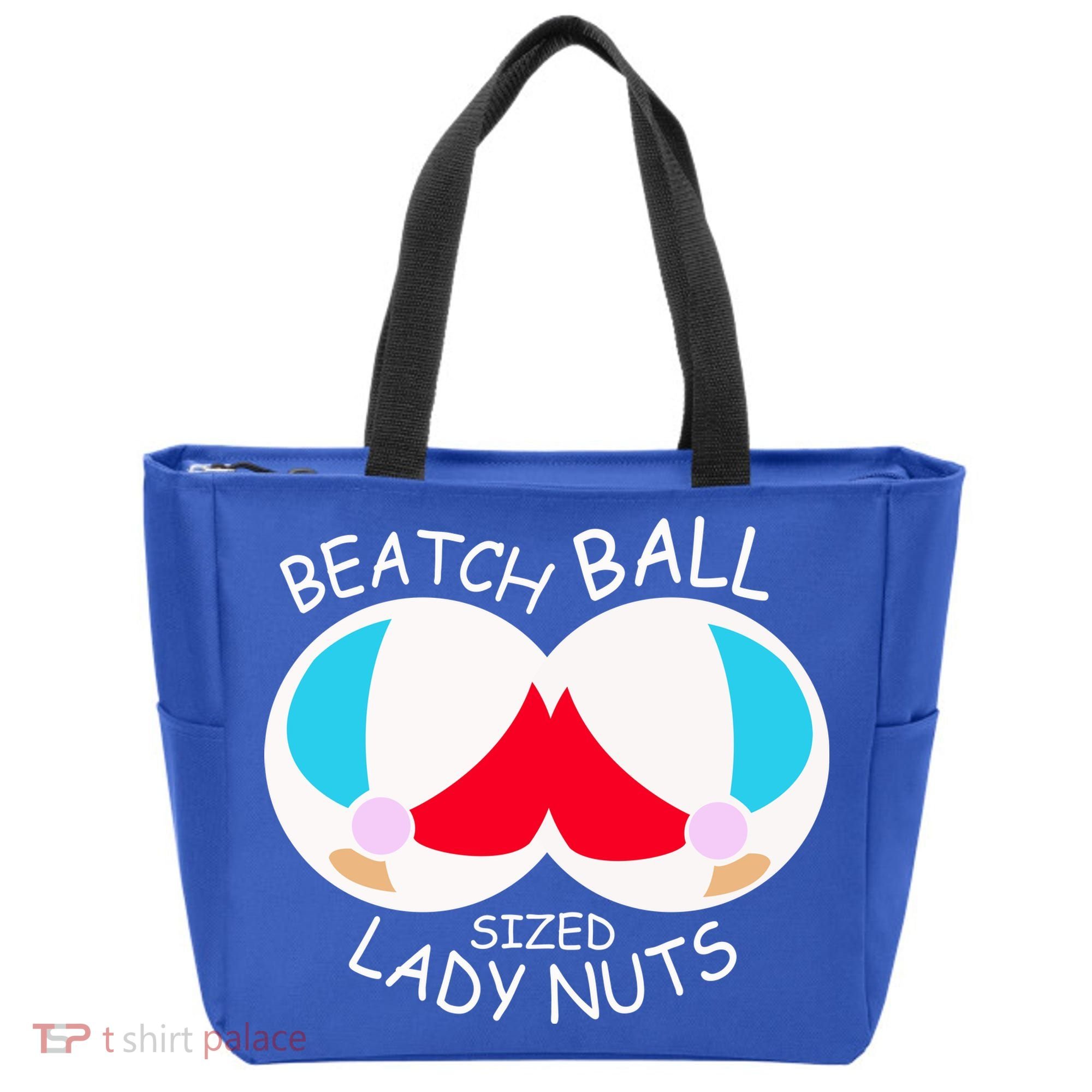 Beach Ball Sized Lady Nuts Tote Bag