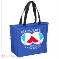 Beach Ball Sized Lady Nuts Tote Bag thumb 2