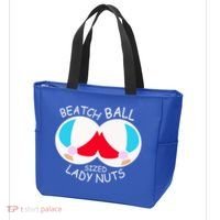 Beach Ball Sized Lady Nuts Tote Bag thumb 3
