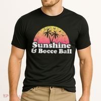 Bocce Ball Sunshine And Bocce Ball Cooling Performance Crew T-Shirt thumb 2