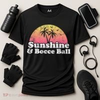 Bocce Ball Sunshine And Bocce Ball Cooling Performance Crew T-Shirt thumb 3