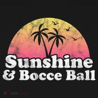Bocce Ball Sunshine And Bocce Ball Cooling Performance Crew T-Shirt thumb 4
