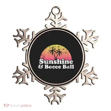 Bocce Ball Sunshine And Bocce Ball Ornament