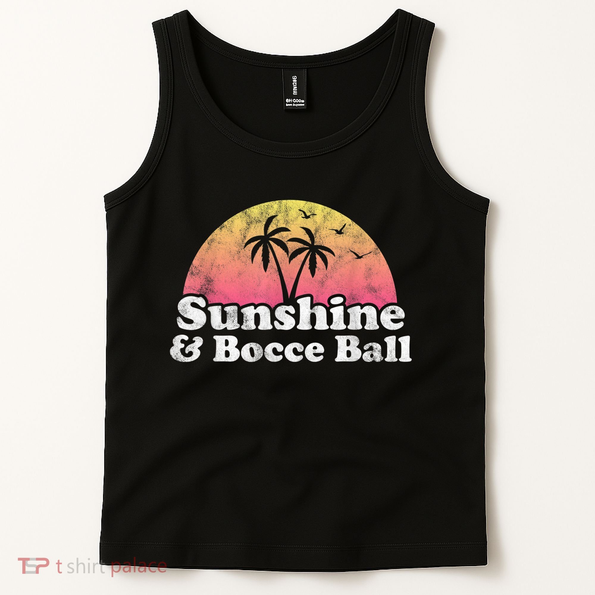 Bocce Ball Sunshine And Bocce Ball Tank Top