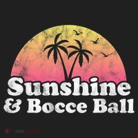 Bocce Ball Sunshine And Bocce Ball Golf Towel thumb 3