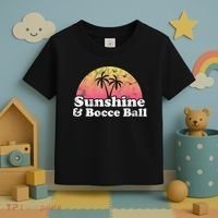 Bocce Ball Sunshine And Bocce Ball Toddler T-Shirt thumb 3