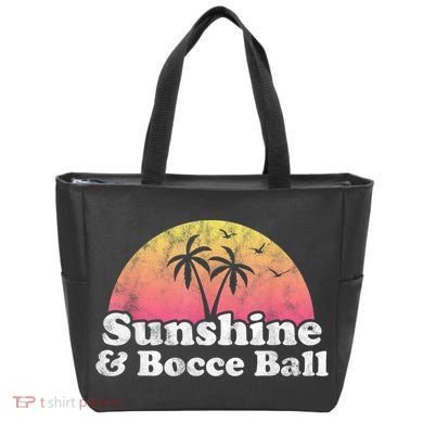 Bocce Ball Sunshine And Bocce Ball Tote Bag