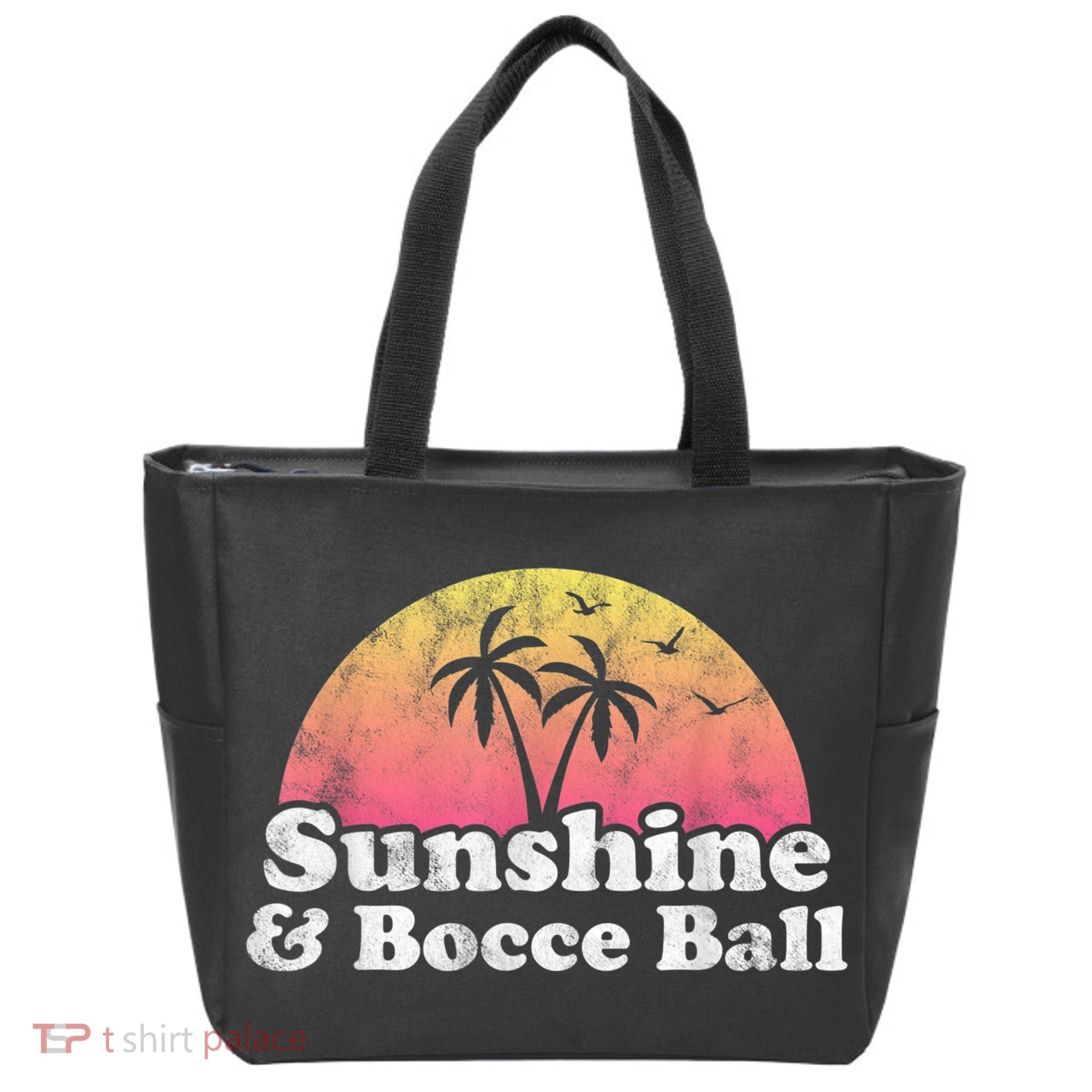 Bocce Ball Sunshine And Bocce Ball Tote Bag