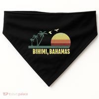 Bihimi Bahamas Souvenir Vacation Travel Reminder Gift USA-Made Doggie Bandana thumb 0