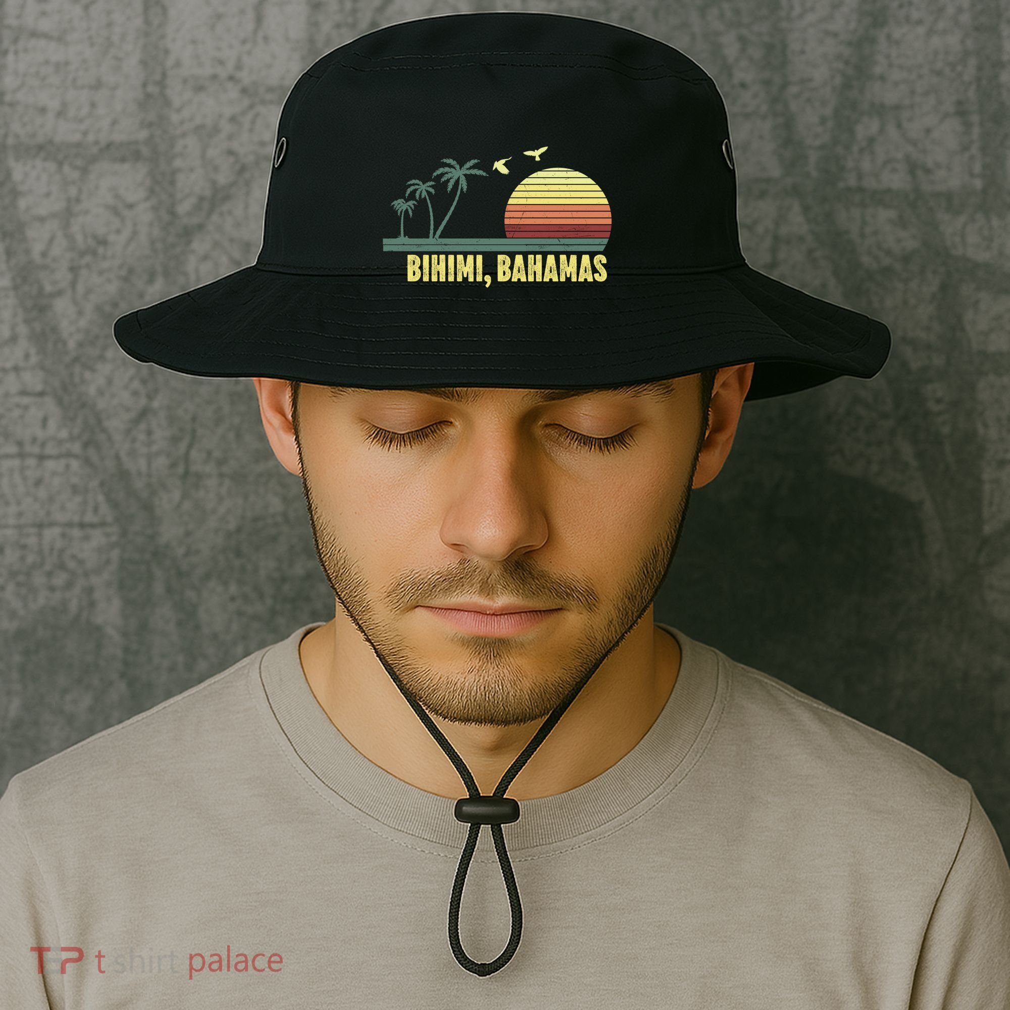 Bihimi Bahamas Souvenir Vacation Travel Reminder Gift Bucket Hat