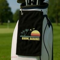 Bihimi Bahamas Souvenir Vacation Travel Reminder Gift Golf Towel thumb 2
