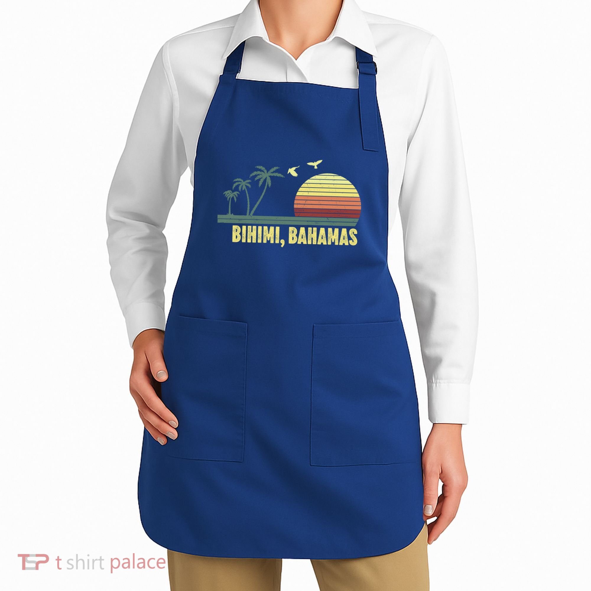 Bihimi Bahamas Souvenir Vacation Travel Reminder Gift Apron