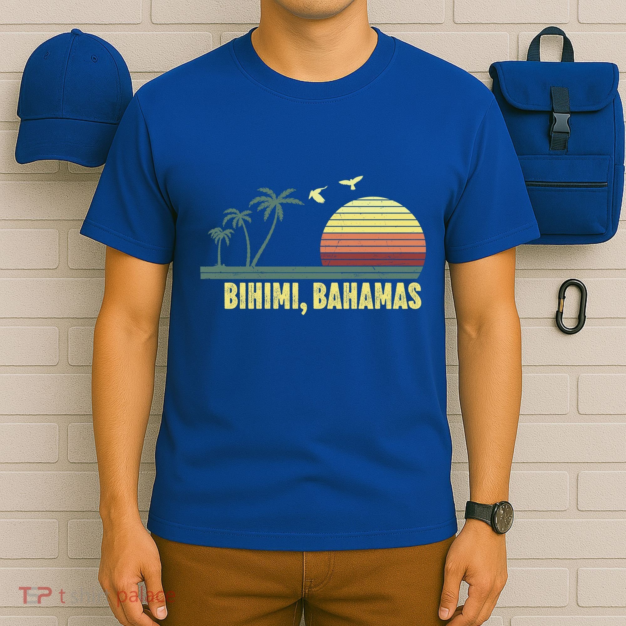 Bihimi Bahamas Souvenir Vacation Travel Reminder Gift T-Shirt