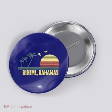 Bihimi Bahamas Souvenir Vacation Travel Reminder Gift Button