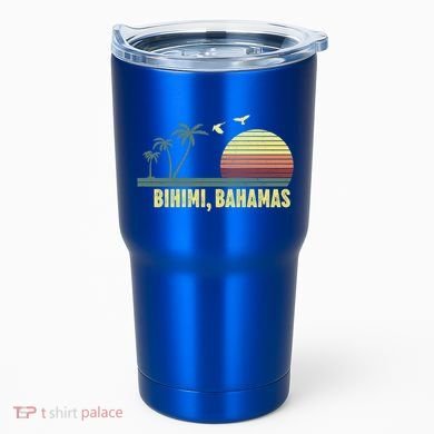 Bihimi Bahamas Souvenir Vacation Travel Reminder Gift Tumbler