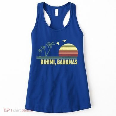 Bihimi Bahamas Souvenir Vacation Travel Reminder Gift Women's Tank Top
