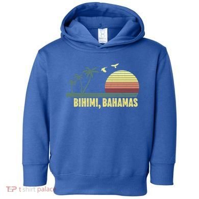 Bihimi Bahamas Souvenir Vacation Travel Reminder Gift Toddler Hoodie
