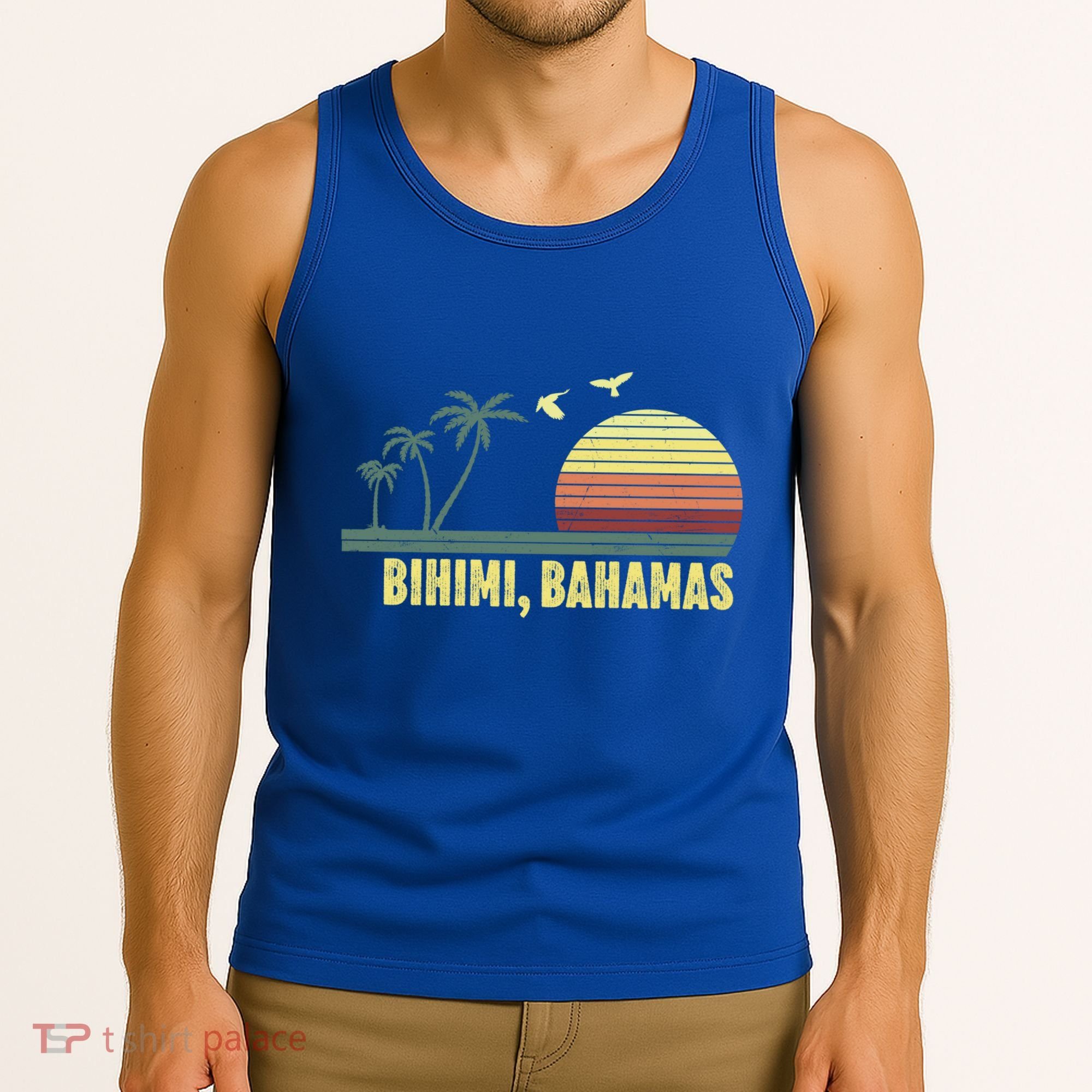 Bihimi Bahamas Souvenir Vacation Travel Reminder Gift Tank Top