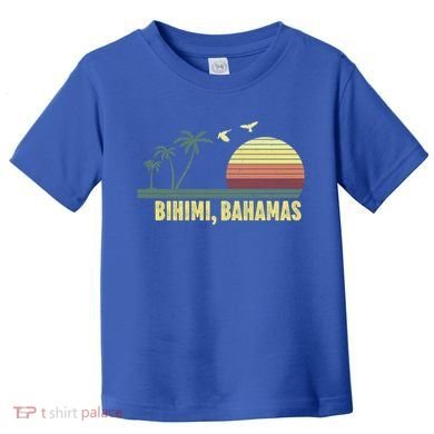Bihimi Bahamas Souvenir Vacation Travel Reminder Gift Toddler T-Shirt