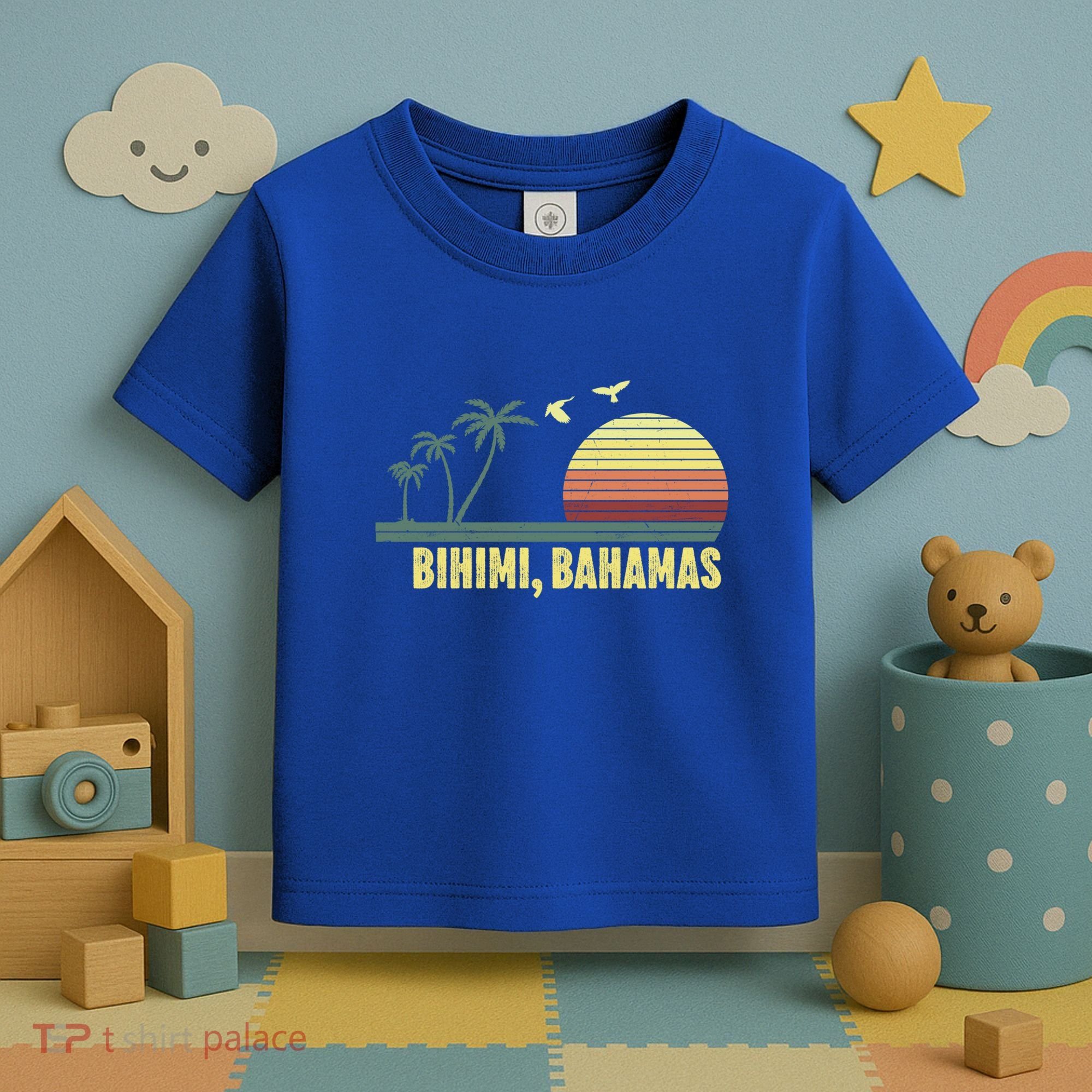 Bihimi Bahamas Souvenir Vacation Travel Reminder Gift Toddler T-Shirt
