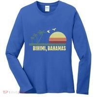 Bihimi Bahamas Souvenir Vacation Travel Reminder Gift Women's Long Sleeve Shirt thumb 0