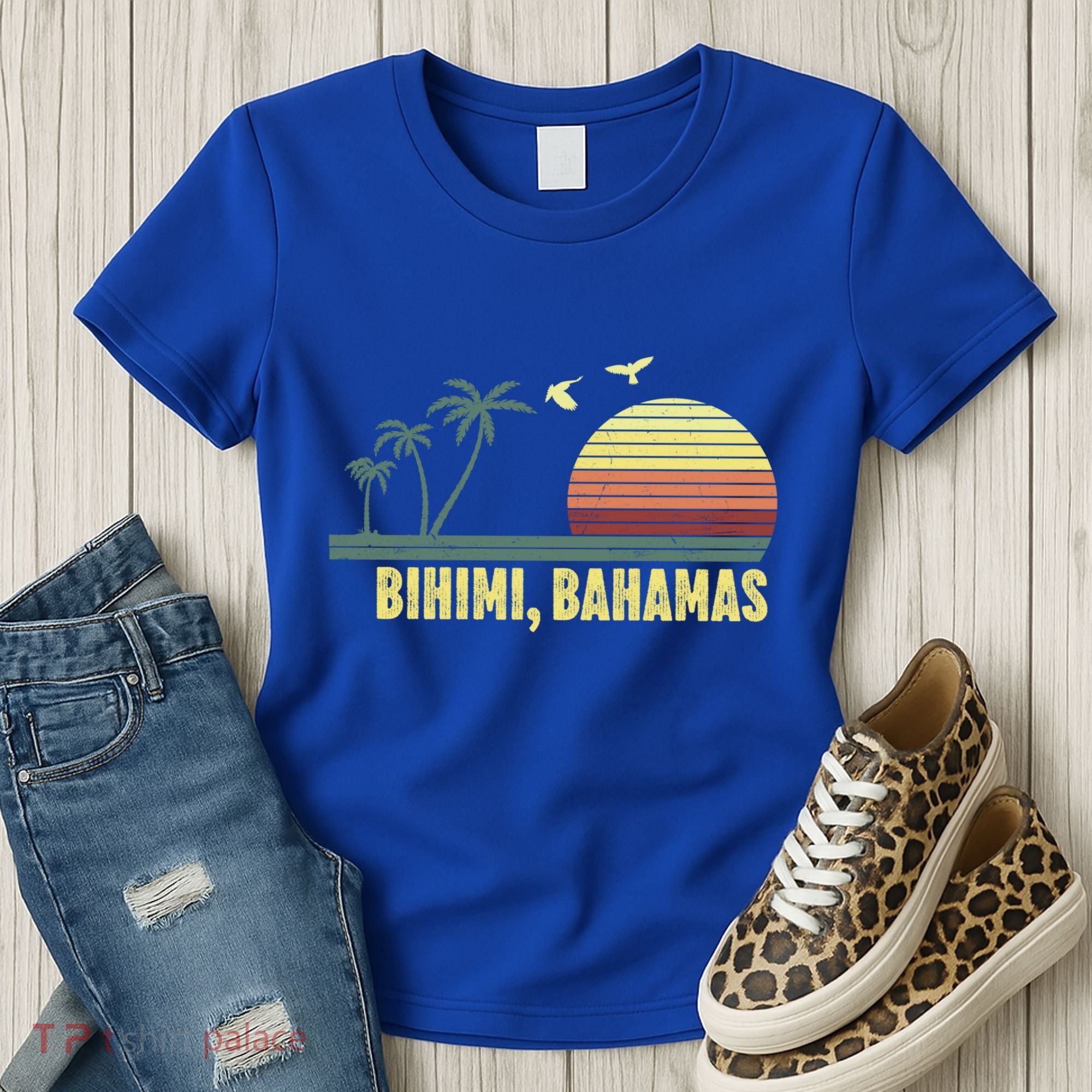 Bihimi Bahamas Souvenir Vacation Travel Reminder Gift Women's T-Shirt
