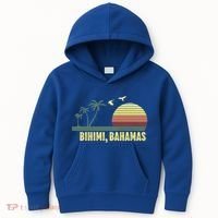 Bihimi Bahamas Souvenir Vacation Travel Reminder Gift Kids Hoodie thumb 0