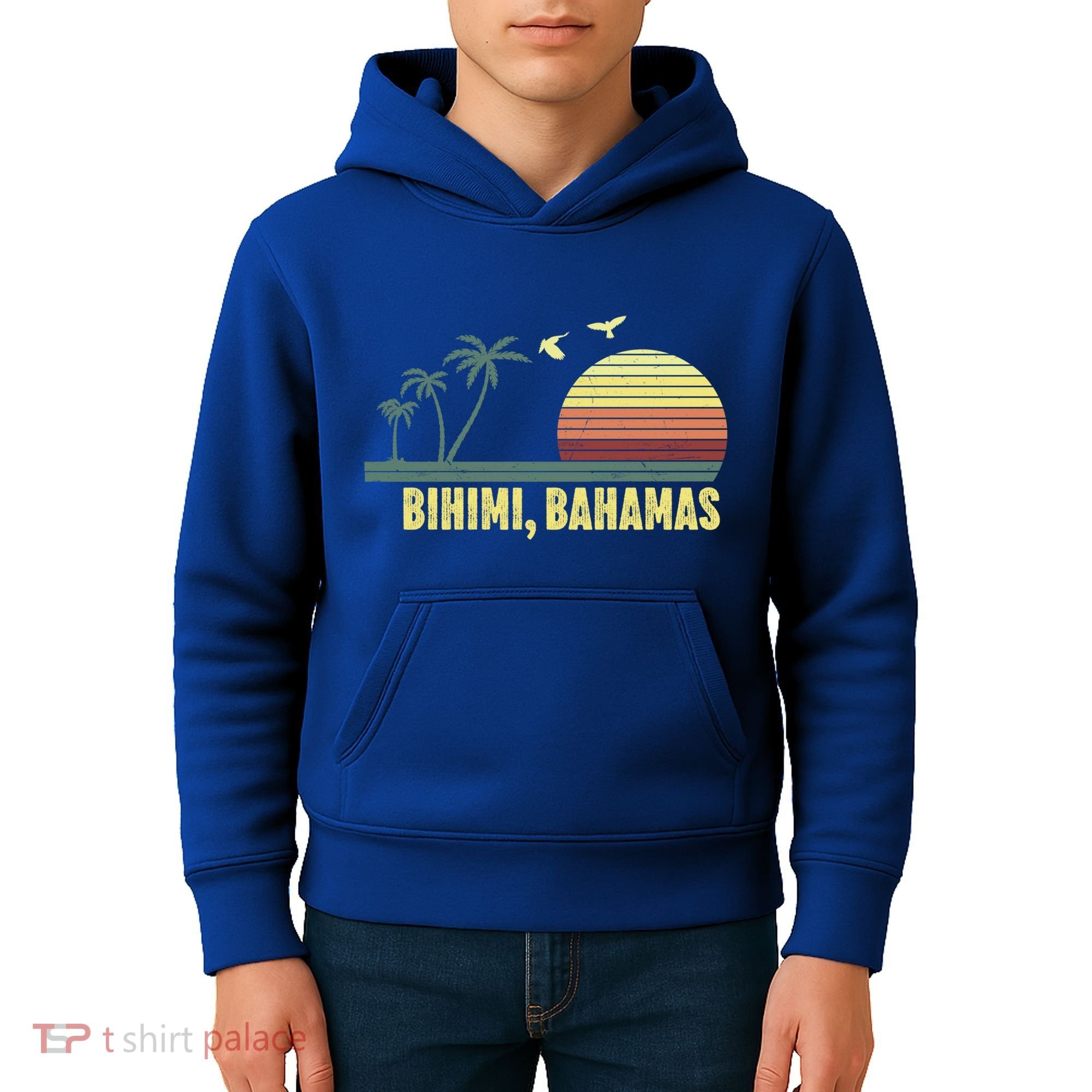 Bihimi Bahamas Souvenir Vacation Travel Reminder Gift Kids Hoodie