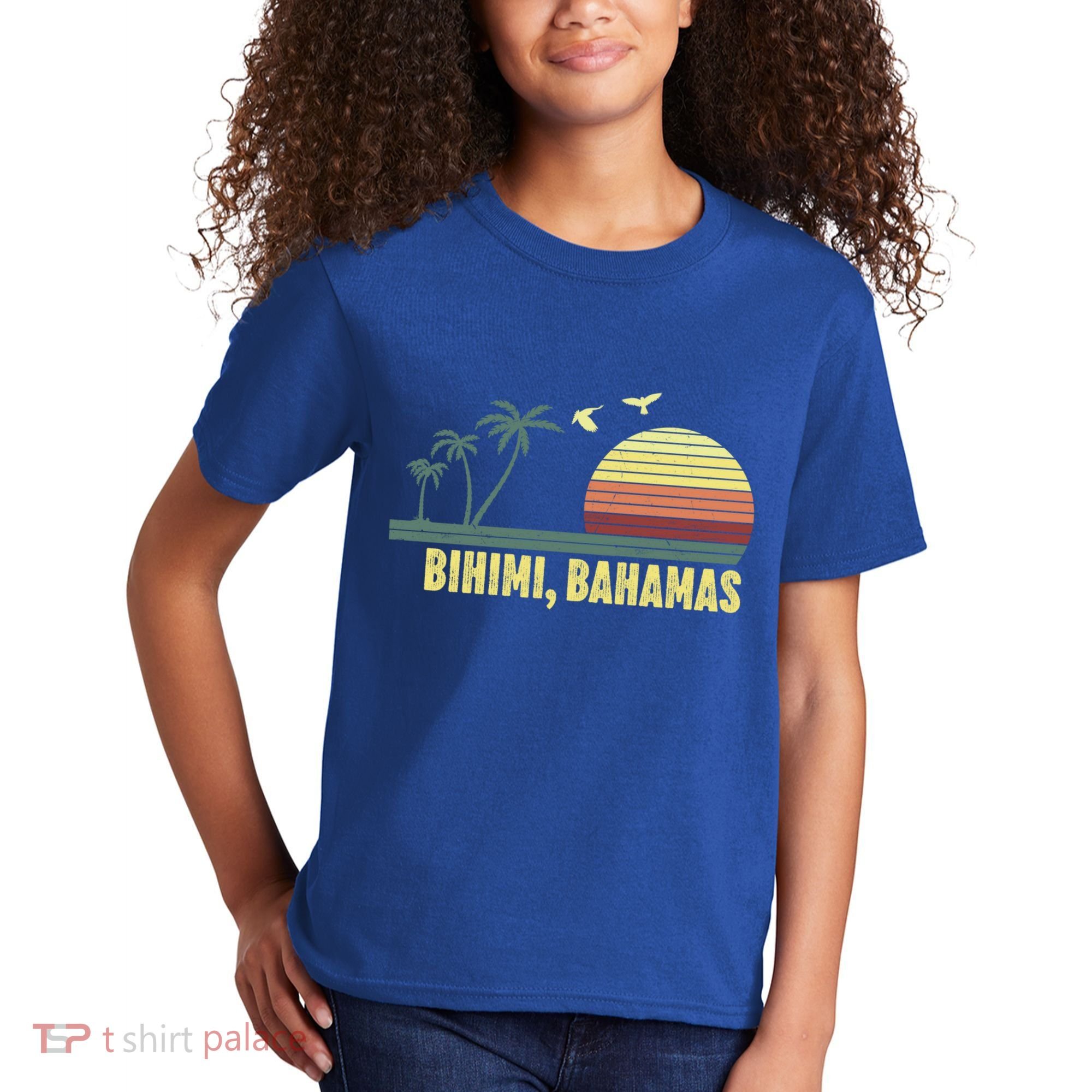 Bihimi Bahamas Souvenir Vacation Travel Reminder Gift Kids T-Shirt