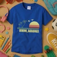 Bihimi Bahamas Souvenir Vacation Travel Reminder Gift Kids T-Shirt thumb 3