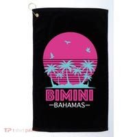 Bihimi Bahamas Souvenir Vacation Travel Reminder Great Gift Golf Towel thumb 0