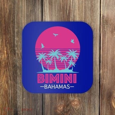 Bihimi Bahamas Souvenir Vacation Travel Reminder Great Gift Coaster