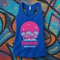 Bihimi Bahamas Souvenir Vacation Travel Reminder Great Gift Women's Tank Top thumb 3