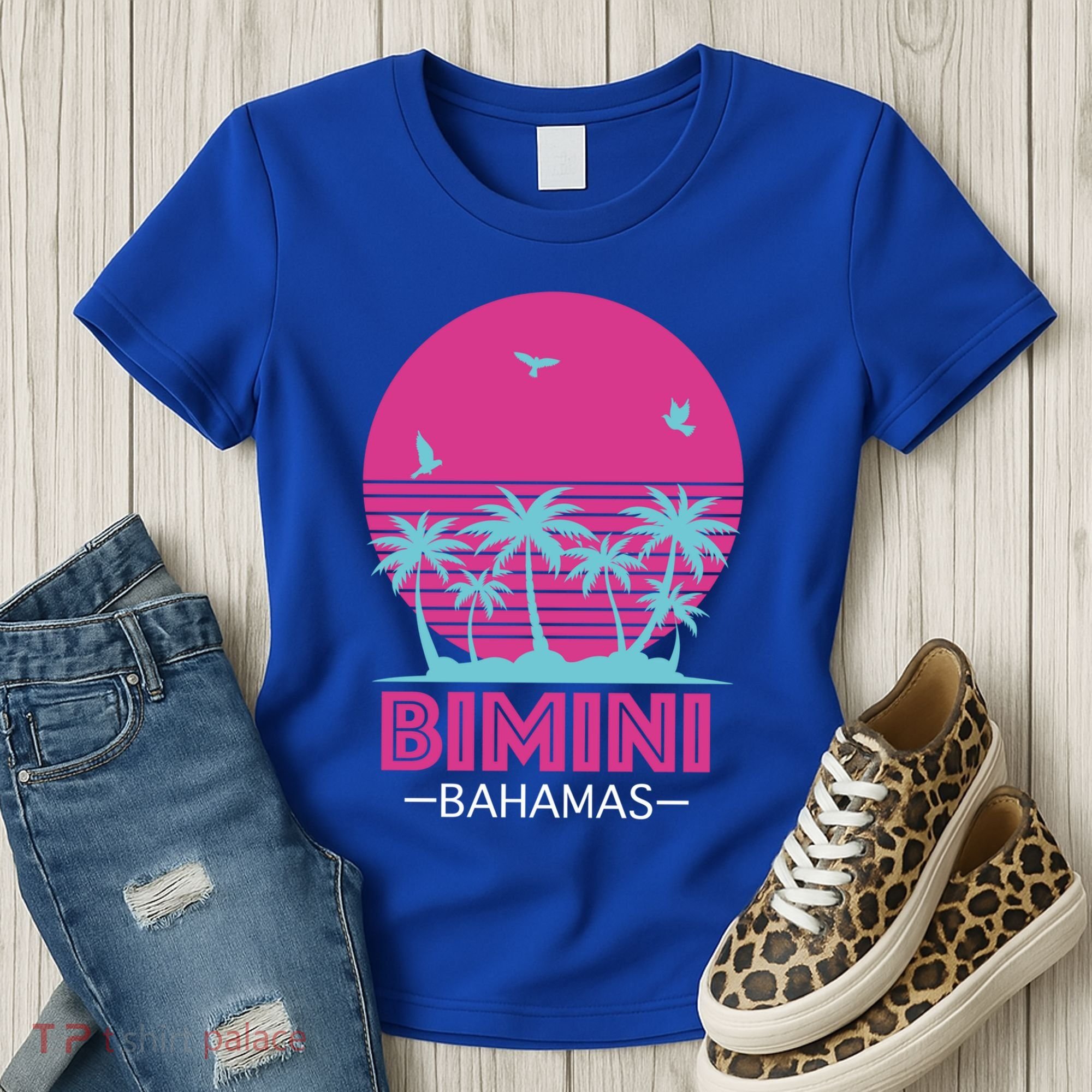 Bihimi Bahamas Souvenir Vacation Travel Reminder Great Gift Women's T-Shirt
