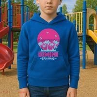 Bihimi Bahamas Souvenir Vacation Travel Reminder Great Gift Kids Hoodie thumb 2
