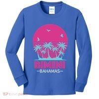 Bihimi Bahamas Souvenir Vacation Travel Reminder Great Gift Kids Long Sleeve Shirt thumb 0
