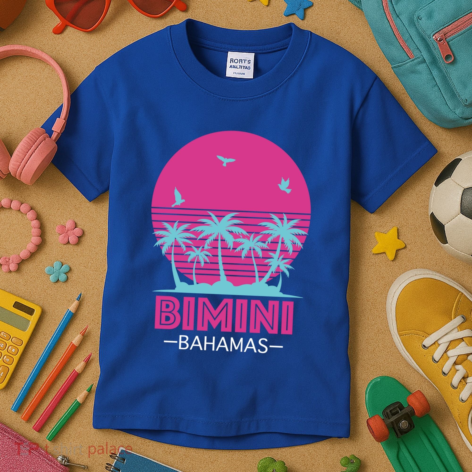 Bihimi Bahamas Souvenir Vacation Travel Reminder Great Gift Kids T-Shirt