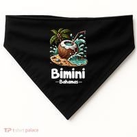 Bihimi Bahamas Souvenir Vacation Travel Reminder Gift USA-Made Doggie Bandana thumb 0