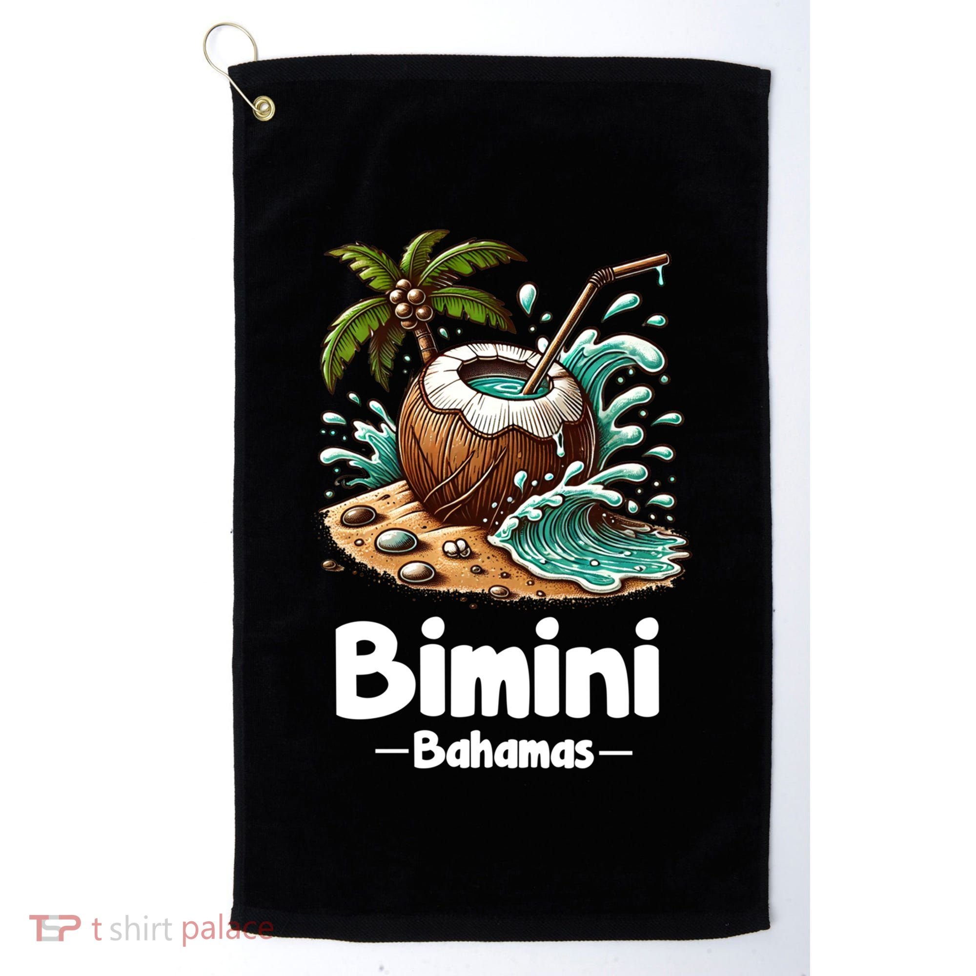 Bihimi Bahamas Souvenir Vacation Travel Reminder Gift Golf Towel