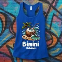 Bihimi Bahamas Souvenir Vacation Travel Reminder Gift Women's Tank Top thumb 3
