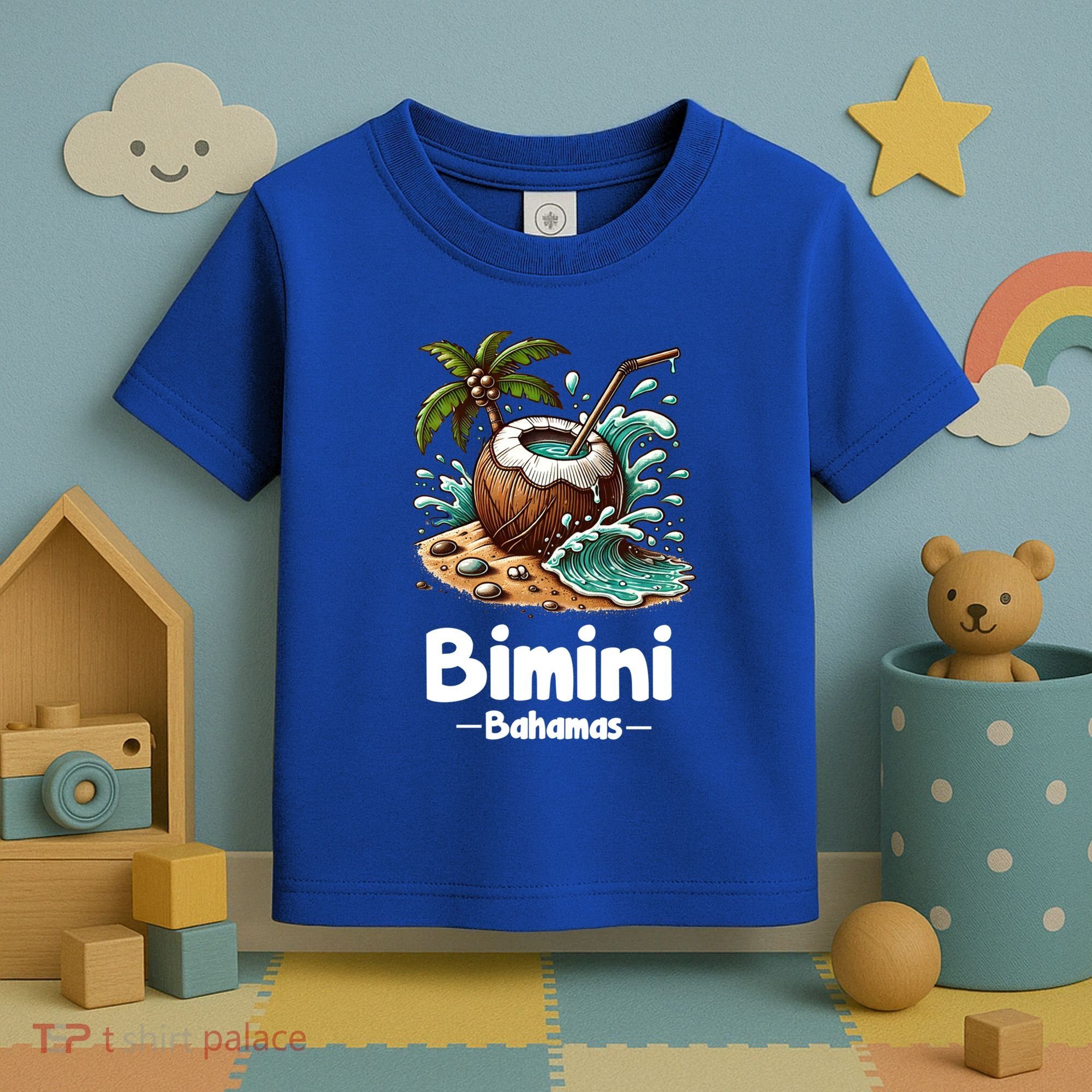 Bihimi Bahamas Souvenir Vacation Travel Reminder Gift Toddler T-Shirt