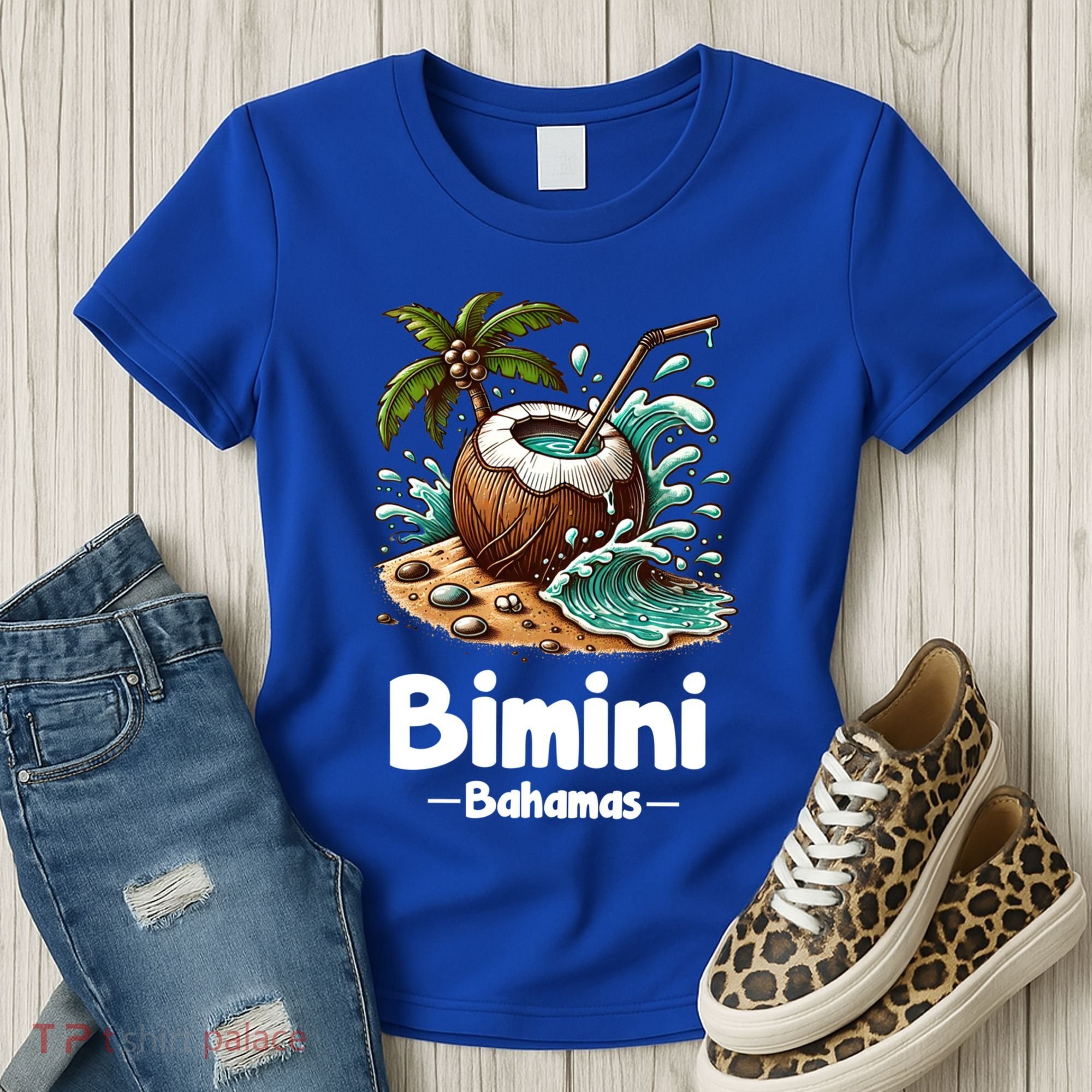 Bihimi Bahamas Souvenir Vacation Travel Reminder Gift Women's T-Shirt