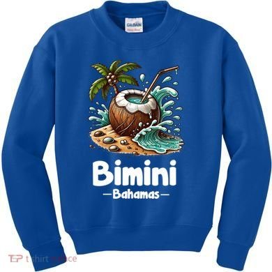 Bihimi Bahamas Souvenir Vacation Travel Reminder Gift Kids Sweatshirt