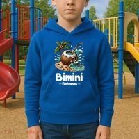 Bihimi Bahamas Souvenir Vacation Travel Reminder Gift Kids Hoodie thumb 2