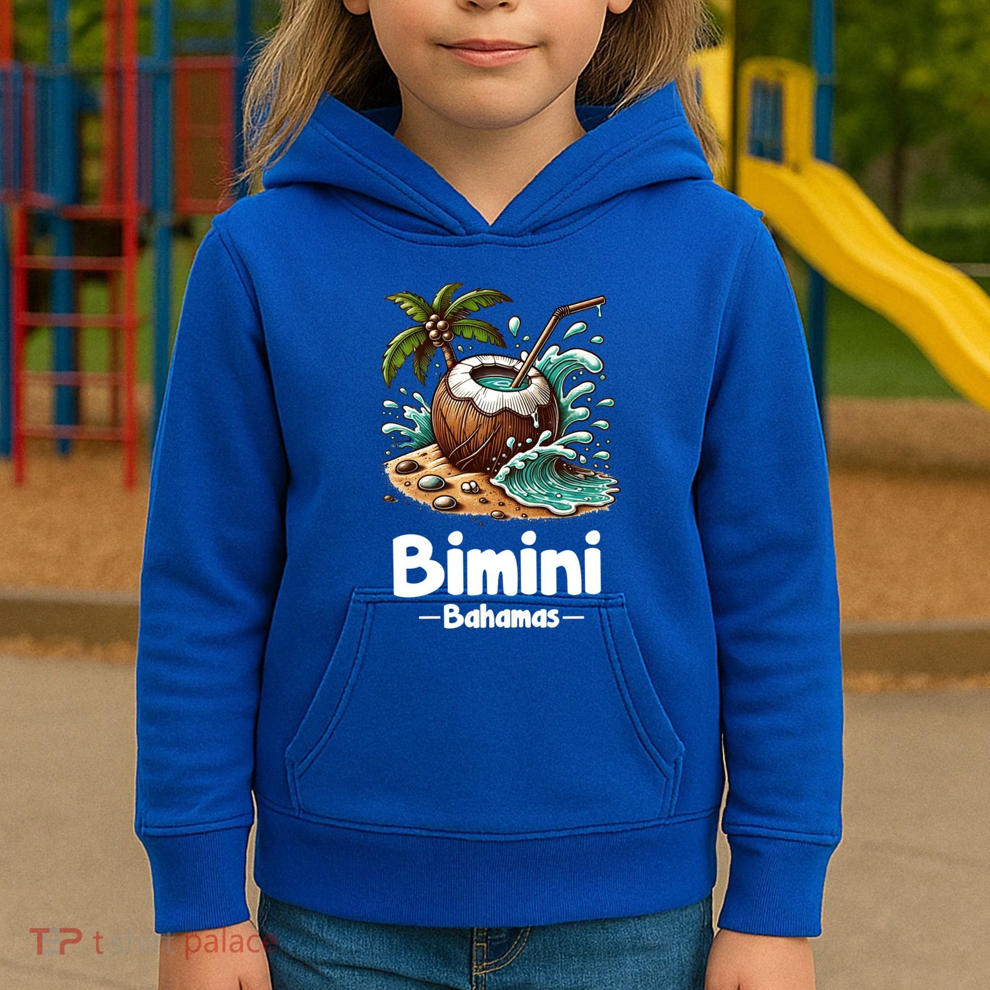 Bihimi Bahamas Souvenir Vacation Travel Reminder Gift Kids Hoodie